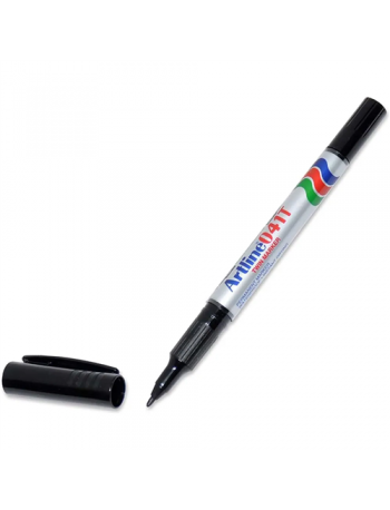 041T ARTLINE DOUBLE-SIDED PERMANENT MARKER PEN BLACK