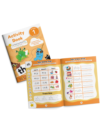 MONSTER PHONICS ACTIVITY BOOK PHASE 1 BOOK 2 (ISBN: 55151002)