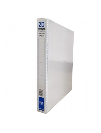 EAST-FILE PVC 2D RING FILE A4 WHITE 25MM (ISBN: 9555167700870) EAST-FILE PVC 2D RING FILE A4 WHITE 25MM (ISBN: 9555167700870)