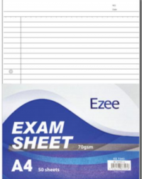 CAMPAP EZEE EXAM SHEET A4 70GSM 50S (10/100) (ISBN: 9556233873436) CAMPAP EZEE EXAM SHEET A4 70GSM 50S (10/100) (ISBN: 9556233873436)