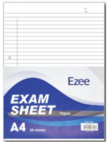 CAMPAP EZEE EXAM SHEET A4 70GSM 50S (10/100) (ISBN: 9556233873436) CAMPAP EZEE EXAM SHEET A4 70GSM 50S (10/100) (ISBN: 9556233873436)