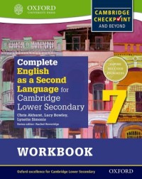 COMPLETE ENGLISH AS A SECOND LANGUAGE FOR CAMBRIDGE LOWER SECONDARY WORKBOOK 7 (ISBN: 9780198378150) COMPLETE ENGLISH AS A SECOND LANGUAGE FOR CAMBRIDGE LOWER SECONDARY WORKBOOK 7 (ISBN: 9780198378150)