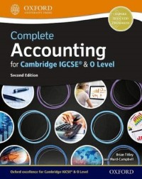 COMPLETE ACCOUNTING FOR CAMBRIDGE IGCSE & O LEVEL (ISBN: 9780198425236) COMPLETE ACCOUNTING FOR CAMBRIDGE IGCSE & O LEVEL (ISBN: 9780198425236)