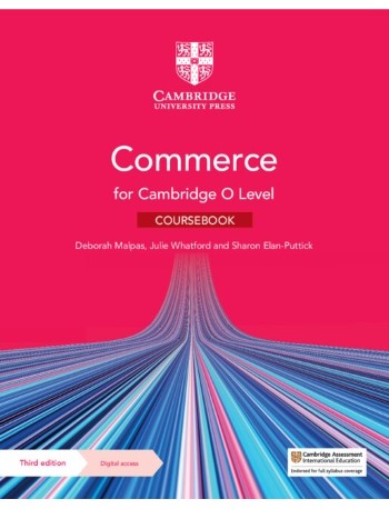 NEW CAMBRIDGE O LEVEL COMMERCE COURSEBOOK WITH DIGITAL ACCESS 3RD ED (ISBN: 9781009413299) NEW CAMBRIDGE O LEVEL COMMERCE COURSEBOOK WITH DIGITAL ACCESS 3RD ED (ISBN: 9781009413299)