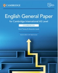 CAMBRIDGE INTERNATIONAL AS LEVEL ENGLISH GENERAL PAPER COURSEBOOK WITH DIGITAL ACCESS (2 YEARS) (ISBN:  9781009818605)