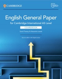 CAMBRIDGE INTERNATIONAL AS LEVEL ENGLISH GENERAL PAPER COURSEBOOK WITH DIGITAL ACCESS (2 YEARS) (ISBN:  9781009818605)