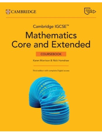 CAMBRIDGE IGCSE MATHEMATICS CORE AND EXTENDED COURSEBOOK WITH CAMBRIDGE ONLINE MATHEMATICS (2Y) (ISBN: 9781009848602) CAMBRIDGE IGCSE MATHEMATICS CORE AND EXTENDED COURSEBOOK WITH CAMBRIDGE ONLINE MATHEMATICS (2Y) (ISBN: 9781009848602)