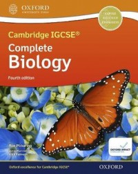 CAMBRIDGE IGCSE & O LEVEL COMPLETE BIOLOGY: STUDENT BOOK (FOURTH EDITION) ( ISBN: 9781382005760) CAMBRIDGE IGCSE & O LEVEL COMPLETE BIOLOGY: STUDENT BOOK (FOURTH EDITION) ( ISBN: 9781382005760)