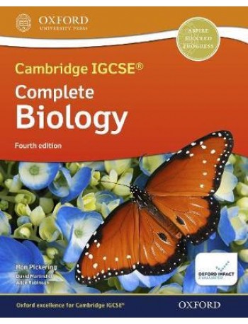 CAMBRIDGE IGCSE & O LEVEL COMPLETE BIOLOGY: STUDENT BOOK (FOURTH EDITION) ( ISBN: 9781382005760)