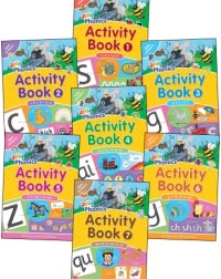 JOLLY PHONICS ACTIVITY BOOKS SETS OF BOOKS 1 – 7  (ISBN: 9781844141609)