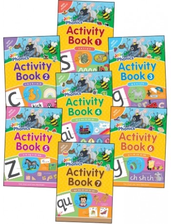 JOLLY PHONICS ACTIVITY BOOKS SETS OF BOOKS 1 – 7 (ISBN: 9781844141609) JOLLY PHONICS ACTIVITY BOOKS SETS OF BOOKS 1 – 7 (ISBN: 9781844141609)