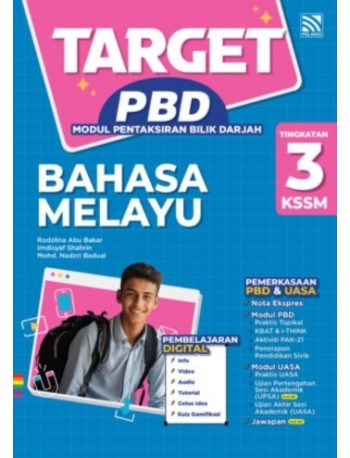 TARGET PBD KSSM 2025 BAHASA MELAYU TINGKATAN 3 (ISBN: 9786294709447)
