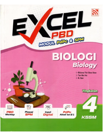 EXCEL PBD BIOLOGI TINGKATAN 4 KSSM DWIBAHASA (2026) (ISBN: 9786294986336)