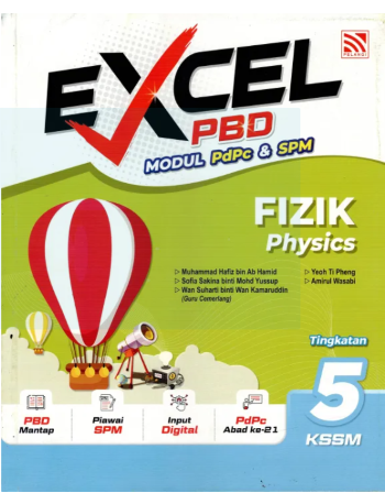 EXCEL PBD KSSM (2026) FIZIK TINGKATAN 5 (ISBN: 9786294986381)