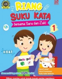 RIANG SUKU KATA BERSAMA SARA DAN ZAKI BUKU 1 (ISBN: 9786297557632) RIANG SUKU KATA BERSAMA SARA DAN ZAKI BUKU 1 (ISBN: 9786297557632)