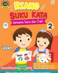 RIANG SUKU KATA BERSAMA SARA DAN ZAKI BUKU 2 (ISBN: 9786297557649) RIANG SUKU KATA BERSAMA SARA DAN ZAKI BUKU 2 (ISBN: 9786297557649)