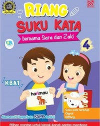 RIANG SUKU KATA BERSAMA SARA DAN ZAKI BUKU 4 (ISBN: 9786297557663) RIANG SUKU KATA BERSAMA SARA DAN ZAKI BUKU 4 (ISBN: 9786297557663)