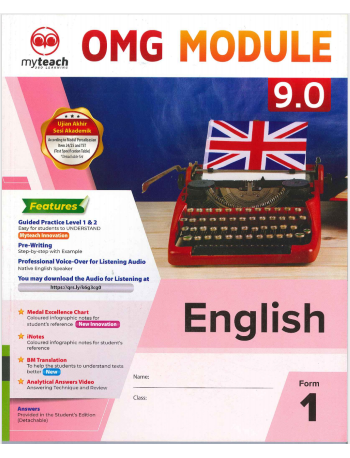 OMG (MODUL) 9.0 ENGLISH FORM 1 (2025) (ISBN: 9786297668857)