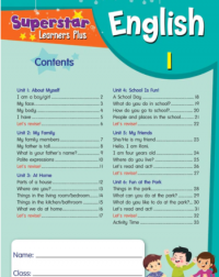 SUPERSTAR LEARNERS ENGLISH 1 AGES 4 (ISBN: 9789670007526)