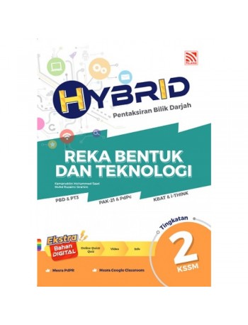 HYBRID PBD REKA BENTUK DAN TEKNOLOGI KSSM TINGKATAN 2 (ISBN: 9789672898153)