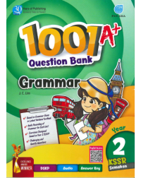 1001 A+ Question Bank Grammar Year 2 (ISBN: 9789674667689)