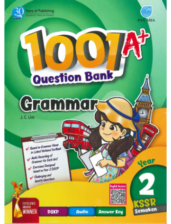 1001 A+ Question Bank Grammar Year 2 (ISBN: 9789674667689)