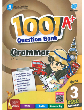1001 A+ Question Bank Grammar Year 3 (iISBN: 9789674667979)