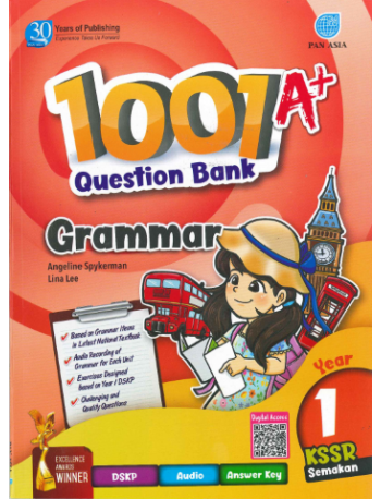 1001 A+ Question Bank Grammar Year 1 (ISBN: 9789674667986)
