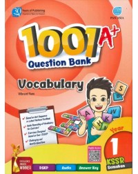 BUKU KERJA / LATIHAN 1001 A+ QUESTION BANK VOCABULARY YEAR 1 (ISBN: 9789674668327) BUKU KERJA / LATIHAN 1001 A+ QUESTION BANK VOCABULARY YEAR 1 (ISBN: 9789674668327)