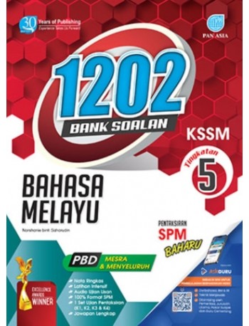 1202 BANK SOALAN TATABAHASA KSSM TINGKATAN 5 (ISBN: 9789674668563) 1202 BANK SOALAN TATABAHASA KSSM TINGKATAN 5 (ISBN: 9789674668563)