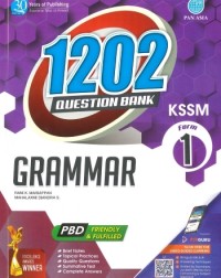 1202 QUESTION BANK FORM 1 - GRAMMAR (ISBN: 9789674668631) 1202 QUESTION BANK FORM 1 - GRAMMAR (ISBN: 9789674668631)