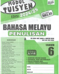 MODUL TUISYEN BAHASA MELAYU PENULISAN EDISI 2024/2025 TAHUN 6 (ISBN: 9789674707743) MODUL TUISYEN BAHASA MELAYU PENULISAN EDISI 2024/2025 TAHUN 6 (ISBN: 9789674707743)