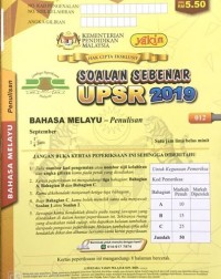 KERTAS SOALAN PEPERIKSAAN SEBENAR UPSR (16 19) BAHASA MELAYU PENULISAN (ISBN: 9789674900908) KERTAS SOALAN PEPERIKSAAN SEBENAR UPSR (16 19) BAHASA MELAYU PENULISAN (ISBN: 9789674900908)