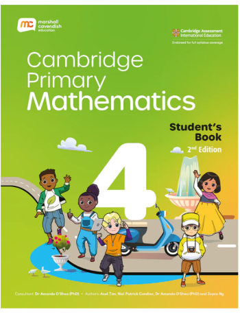 CAMBRIDGE PRIMARY MATHS STUDENT BOOK 4 (2E)+ EBOOK   (ISBN: 9789814911894)