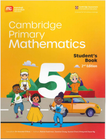 CAMBRIDGE PRIMARY MATHS STUDENT BOOK 5 (2E)+ EBOOK   (ISBN: 9789814911900)