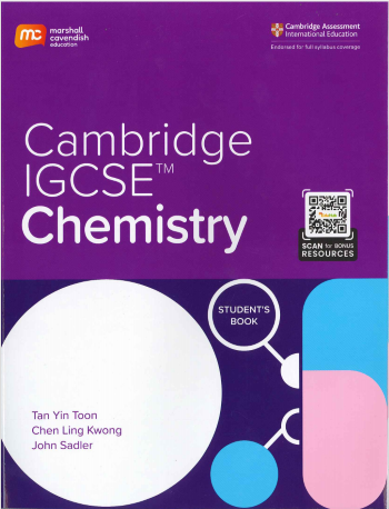 CAMBRIDGE IGCSE CHEMISTRY STUDENT BOOK + EBOOK (2 YEARS) (ISBN: 9789815027341)