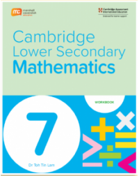 CAMBRIDGE LOWER SECONDARY MATHEMATICS GRADE 7 WORKBOOK + EBOOK (1 YEARS) (ISBN: 9789815090420)