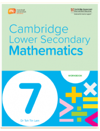 CAMBRIDGE LOWER SECONDARY MATHEMATICS GRADE 7 WORKBOOK + EBOOK (1 YEARS) (ISBN: 9789815090420) CAMBRIDGE LOWER SECONDARY MATHEMATICS GRADE 7 WORKBOOK + EBOOK (1 YEARS) (ISBN: 9789815090420)
