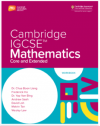 CAMBRIDGE IGCSE CORE AND EXTENDED MATHEMATICS WORKBOOK + EBOOK (2 YEARS) (ISBN: 9789815108583) CAMBRIDGE IGCSE CORE AND EXTENDED MATHEMATICS WORKBOOK + EBOOK (2 YEARS) (ISBN: 9789815108583)