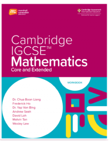 CAMBRIDGE IGCSE CORE AND EXTENDED MATHEMATICS WORKBOOK + EBOOK (2 YEARS) (ISBN: 9789815108583) CAMBRIDGE IGCSE CORE AND EXTENDED MATHEMATICS WORKBOOK + EBOOK (2 YEARS) (ISBN: 9789815108583)