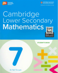 CAMBRIDGE LOWER SECONDARY MATHEMATICS 7 - STUDENT BOOK + EBOOK (1 YEAR) (ISBN: 9789815108705)