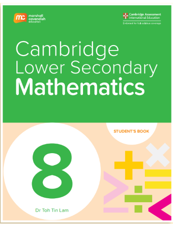 CAMBRIDGE LOWER SECONDARY MATHEMATICS 8 - STUDENT BOOK + EBOOK (1 YEAR) (ISBN: 9789815108712)