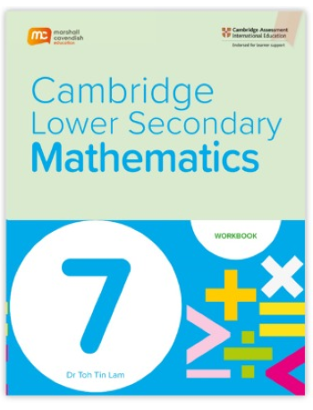 CAMBRIDGE LOWER SECONDARY MATHEMATICS 7 - WORKBOOK + EBOOK (1 YEAR) (ISBN: 9789815108736)
