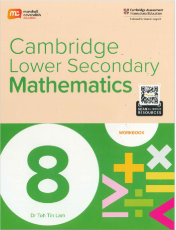 CAMBRIDGE LOWER SECONDARY MATHEMATICS 8 - WORKBOOK + EBOOK (1 YEAR) (ISBN: 9789815108743)