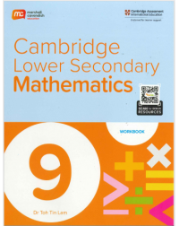 CAMBRIDGE LOWER SECONDARY MATHEMATICS 9 - WORKBOOK + EBOOK  (1 YEAR) (ISBN: 9789815108750)