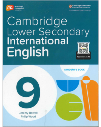 MCE CAIE LOWER SECONDARY ENGLISH INTERNATIONAL STUDENT BOOK STAGE 9 (WITH E BOOK BUNDLE) (ISBN: 9789815209266)