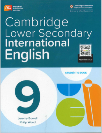 MCE CAIE LOWER SECONDARY ENGLISH INTERNATIONAL STUDENT BOOK STAGE 9 (WITH E BOOK BUNDLE) (ISBN: 9789815209266)