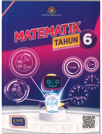 BUKU TEKS MATEMATIK TAHUN 6 SK (ISBN: 9789834932770)