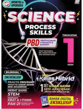 SCIENCE PROCESS SKILLS KSSM SAINS TING. 1 (EDISI 2023) (ISBN: 9789837730366)