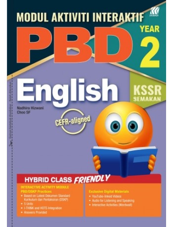 MODUL INTERAKTIF PBD KSSR ENGLISH YEAR 2 (ISBN: 9789837730878)